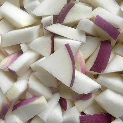 Diced Rutabagas
