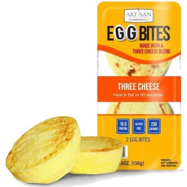 ARTISAN KITCHENS THREE CHEESE EGG BITES