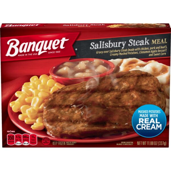 BANQUET SALISBURY STEAK WITH GRAVY MEAL