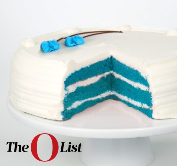 CAROUSEL CAKES OPERA BLUE VELVET CAKE