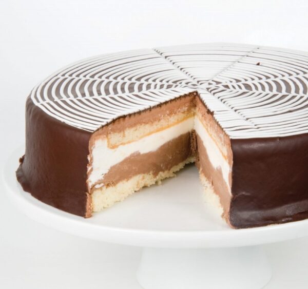 CAROUSEL CAKES BLACK AND WHITE MOUSSE CAKE