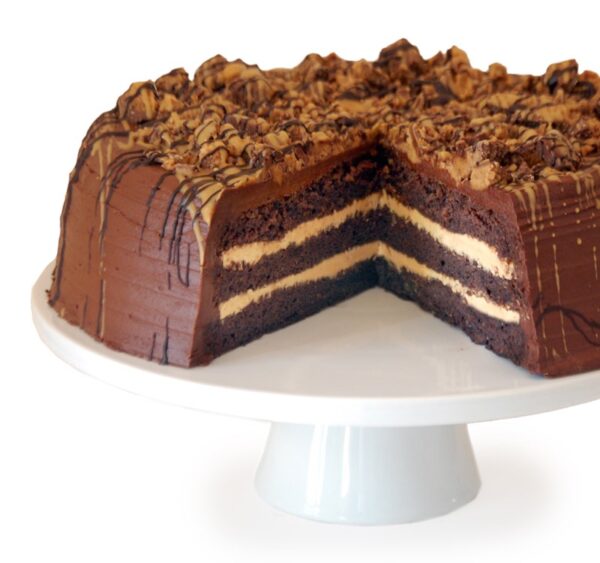 CAROUSEL CAKES 10" CHOCOLATE PEANUT CAKE