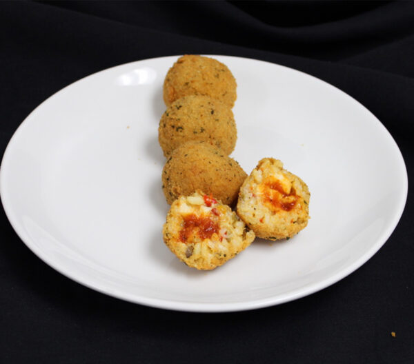 CANAPE TEAM 2OZ PIZZA RICE BALLS