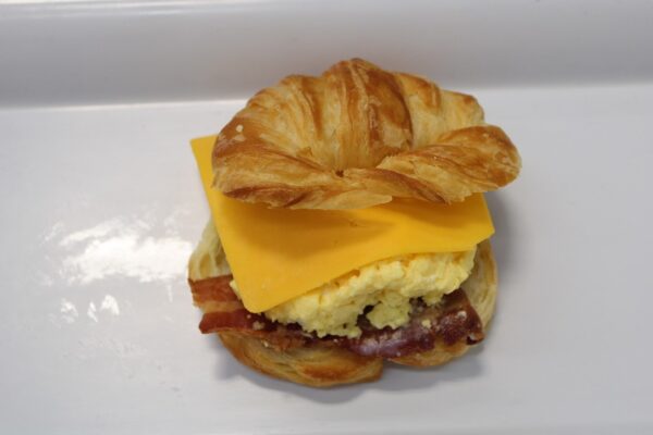 CANAPE TEAM BACON EGG AND CHEDDAR CROISSANT