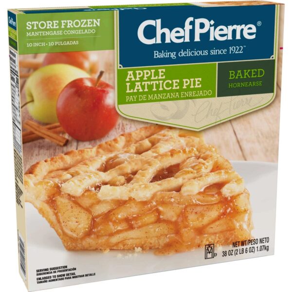 CHEF PIERRE P/B HI APPLE LATTICE PIE