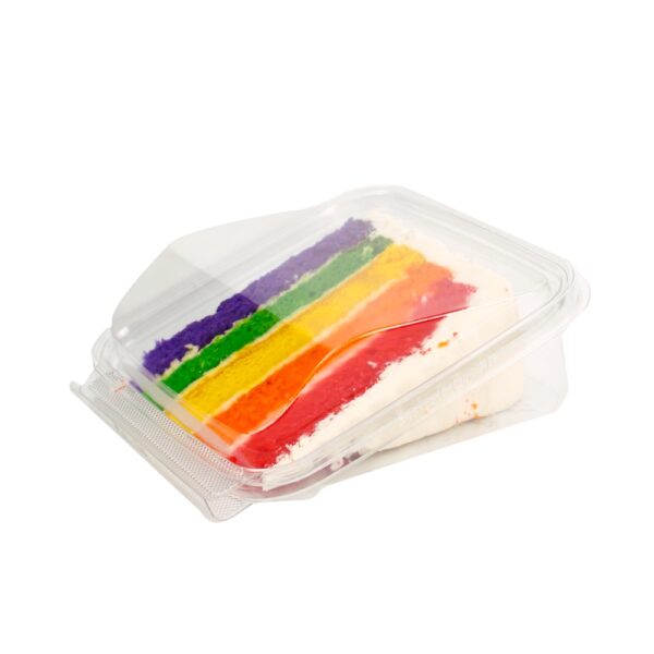 DAVID'S INDIVIDUALLY WRAPPED RAINBOW CAKE SLICES