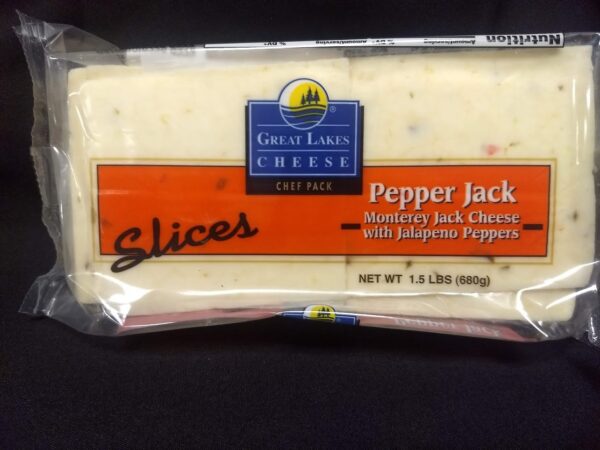 GREAT LAKES SLICED PEPPERJACK CHEESE