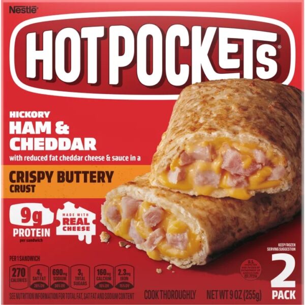 HOT POCKETS HAM AND CHEESE HOT POCKETS