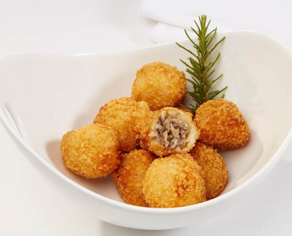 KABOBS ARANCINI WITH MUSHROOM