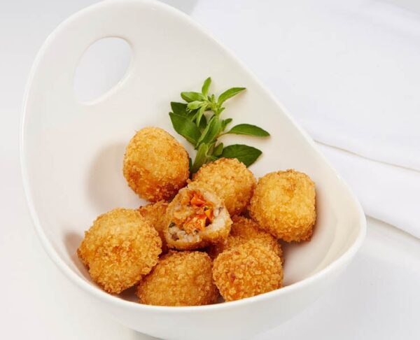 KABOBS ARANCINI WITH TOMATO BASIL