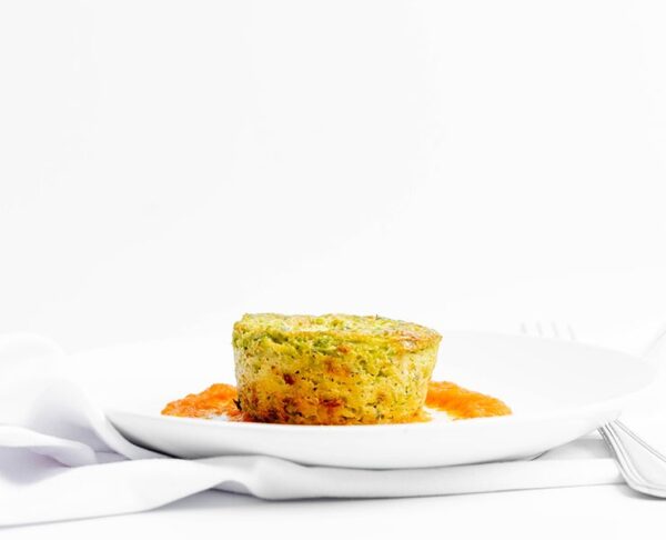 KABOBS PARMESAN PEA SOUFFLE