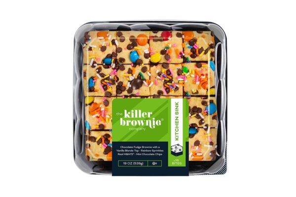 THE KILLER BROWNIE COMPANY KITCHEN SINK FUDGE BROWNIE TRAY