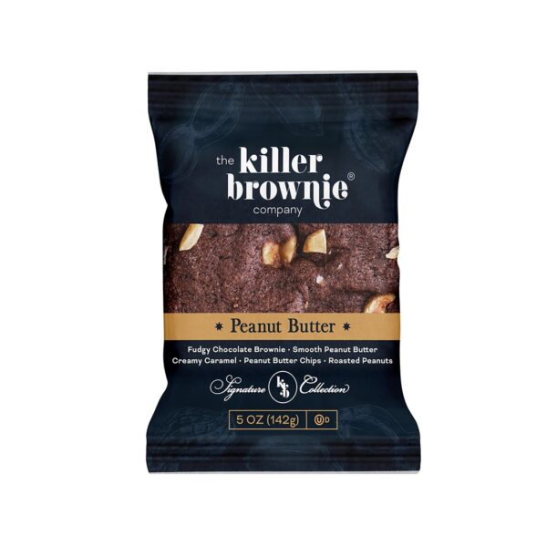 THE KILLER BROWNIE COMPANY IW PEANUT BUTTER BROWNIE