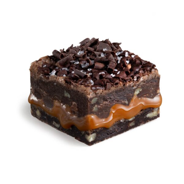 THE KILLER BROWNIE COMPANY SALTED CARAMEL BROWNIE SLAB