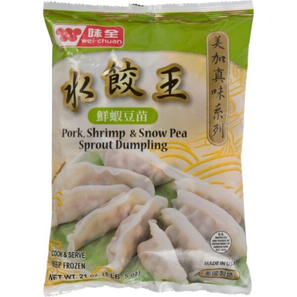 WEI-CHUAN PORK SHRIMP AND SNOW PEA DUMPLING