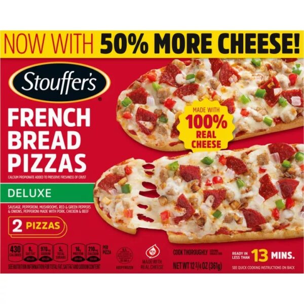 STOUFFERS DELUXE FRENCH BREAD PIZZA