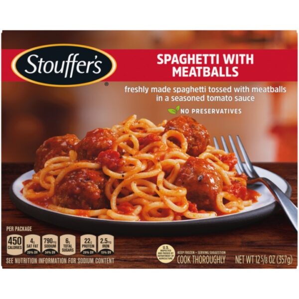 STOUFFERS SPAGHETTI AND MEATBALLS