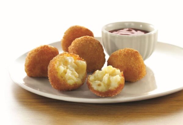 STUFFED FOOD MACARONI AND CHEESE BITES