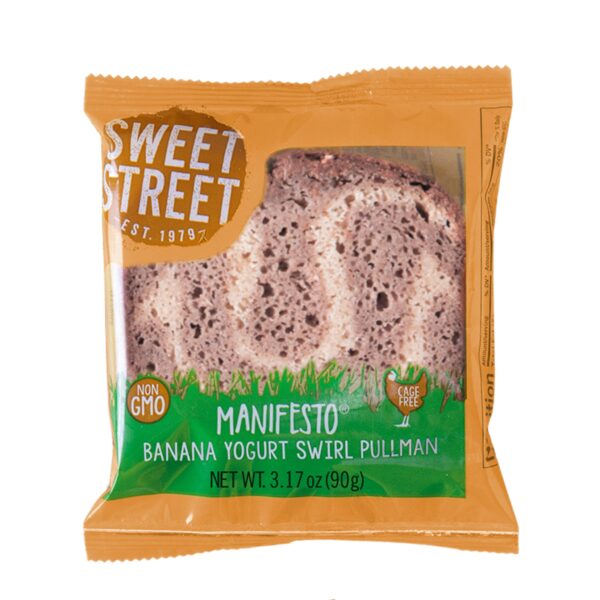 SWEET STREET INDIVIDUALLY WRAPPED BANANA SWIRL COFFEECAKE