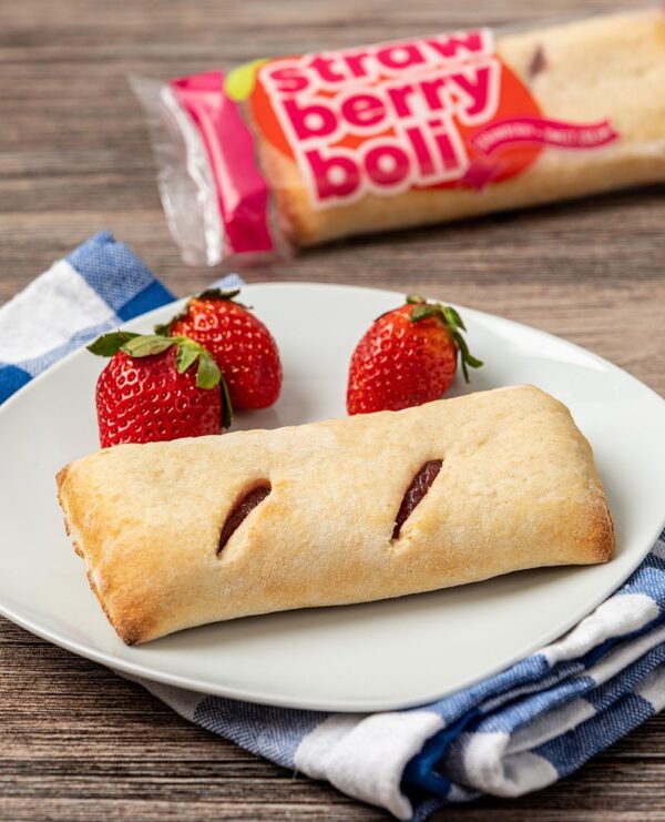 TASTYBRANDS INDIVIDUALLY WRAPPED WHOLE GRAIN STRAWBERRYBOLI