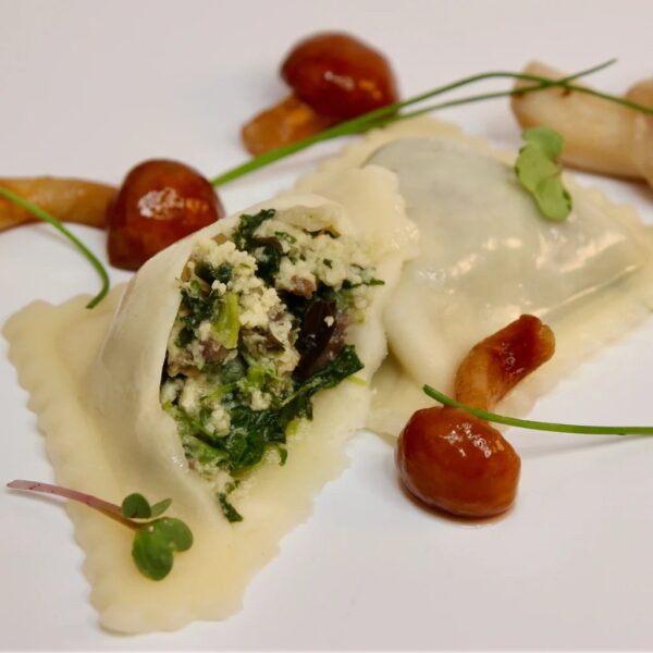 GOURMET FOODS GLUTEN FREE VEGAN KALE AND MUSHROOM RAVIOLI