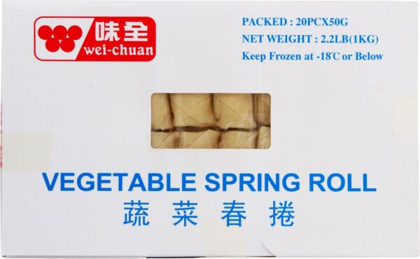 WEI-CHUAN VEGETABLE SPRING ROLL